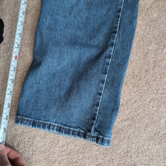 Levi's 514 Mens Straight Fit Relaxed Classic Blue Wash Jeans 38x30 - Picture 6 of 7